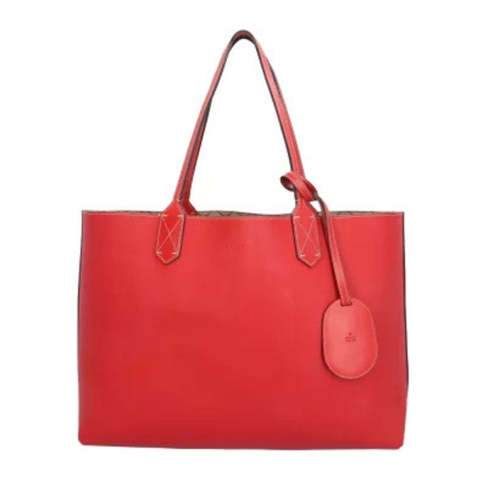 Gucci Tote GG Supreme Canvas Beige Reversible Bag